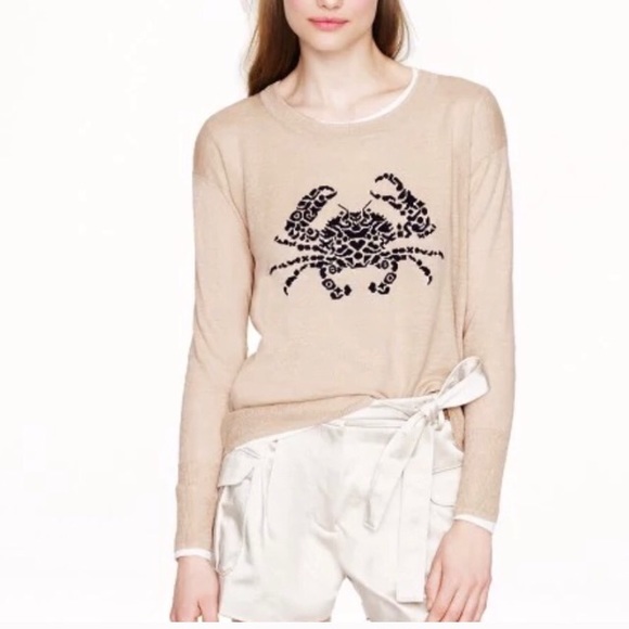 J. Crew Sweaters - J. Crew Crab Sweater Ran Scoop Neck 108